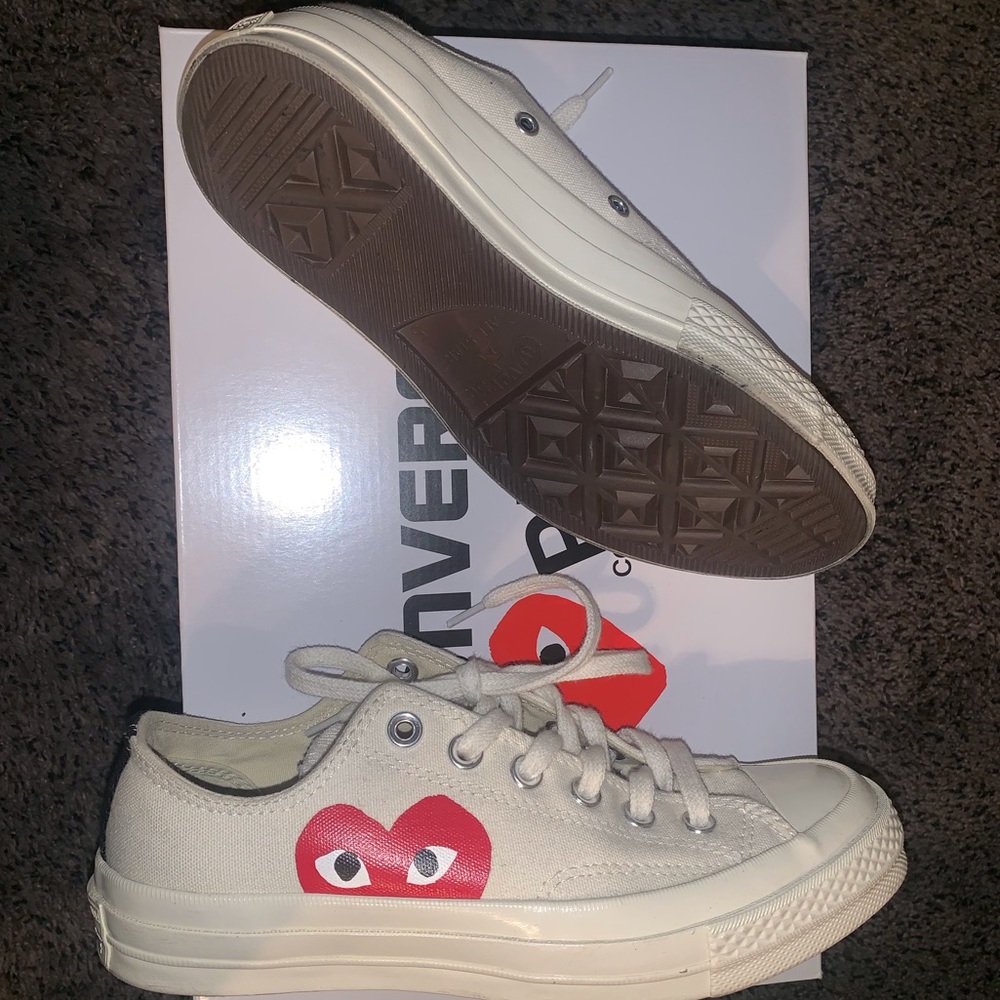 Come de Garçons Converse (white)